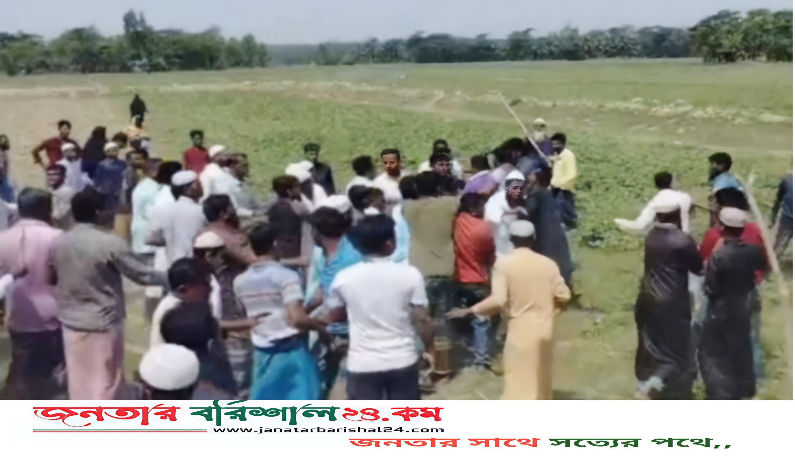 ভোলায় চাল বিতরণ নিয়ে বিএনপি-জামায়াত-ইসলামী আন্দোলনের সংঘর্ষ, আহত ১৩