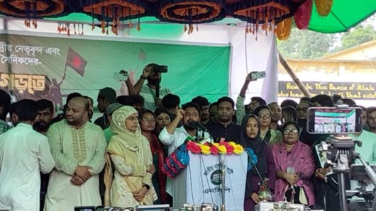 বাংলাদেশকে নতুন করে গড়ার জন্য জুলাই গণঅভ্যুত্থান হয়েছিল: ভোলায় নাহিদ