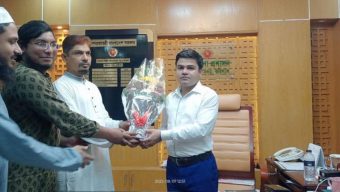 বরিশাল সদর উপজেলা যুব বিভাগের সদস্য বৃন্দ’র উপজেলা নির্বাহী কর্মকর্তার সাথে সৌজন্য সাক্ষাৎ 