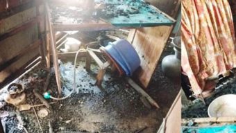 বরিশালে সাবেক ইউপি চেয়ারম্যানের বসতঘরে আগুন দিয়ে উল্লাস