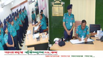 বিএমপি’র কাউনিয়া থানা বার্ষিক পরিদর্শন।