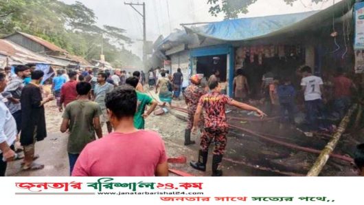 উজিরপুরে ভ*য়াব*হ অগ্নিকাণ্ড, কোটি টাকার ক্ষতি