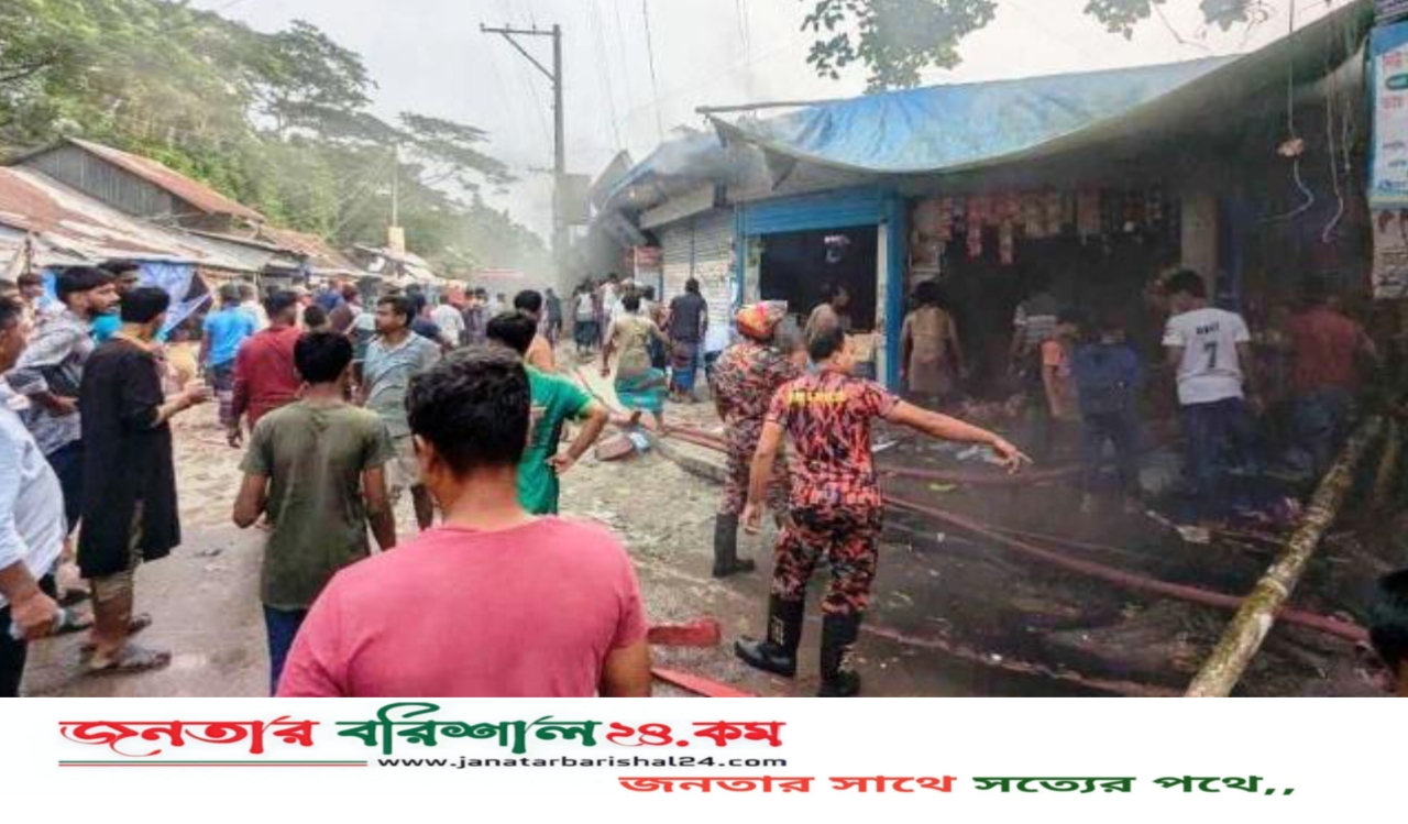 উজিরপুরে ভ*য়াব*হ অগ্নিকাণ্ড, কোটি টাকার ক্ষতি