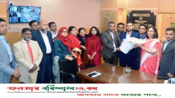 বরিশাল সদর উপজেলার ইউএনও মানজুরার দায়িত্ব গ্রহণ