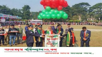 বরিশালে যথাযোগ্য মর্যাদায় পালিত হচ্ছে মহান বিজয় দিবস