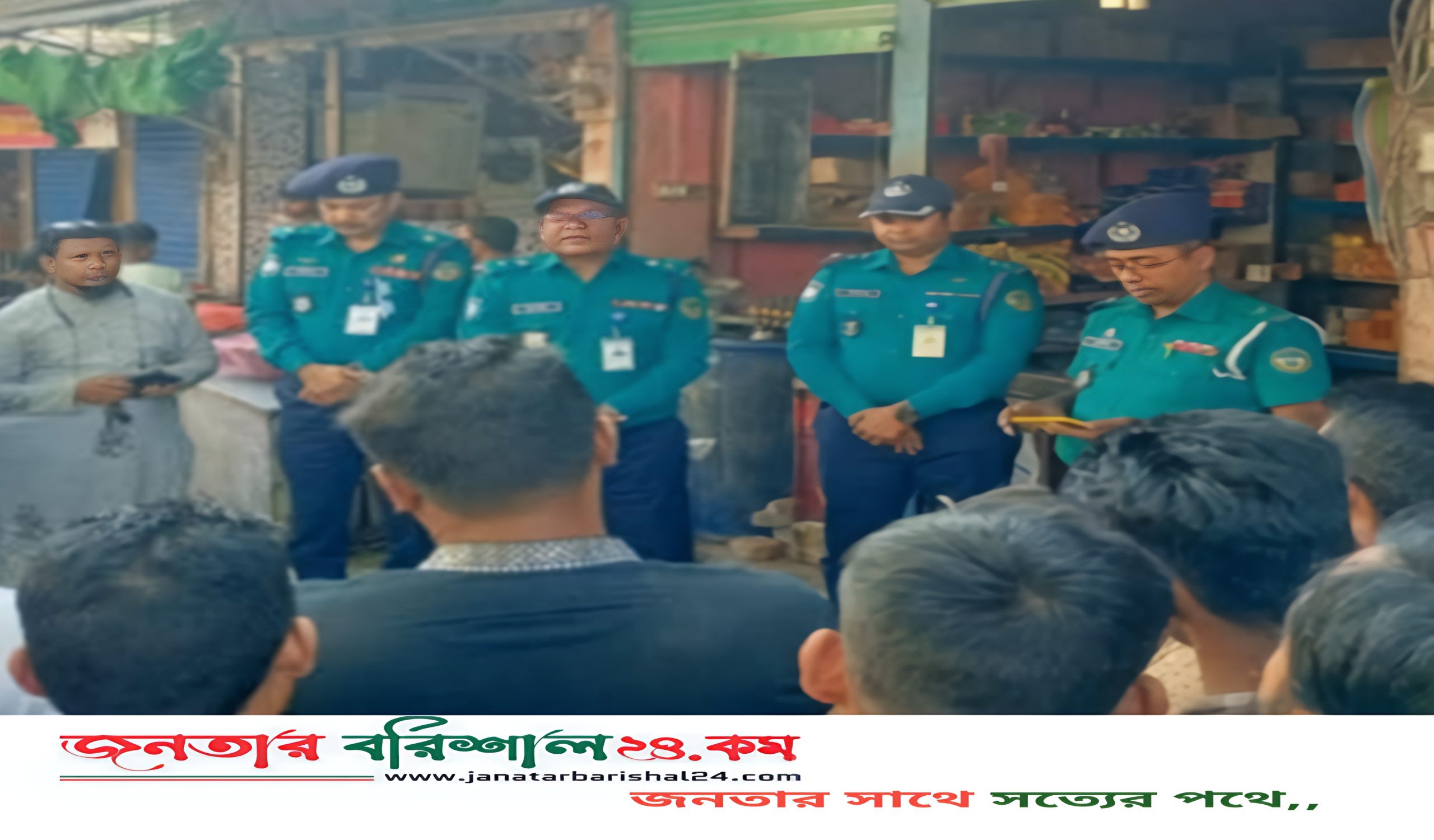 রহমতপুর ও মাধবপাশা বাজারের ব্যবসায়ী ও স্থানীয়দের সাথে মতবিনিময় করেন বিএম পি উপ কমিশনার (উত্তর) জনাব সুশান্ত সরকার,পিপিএম
