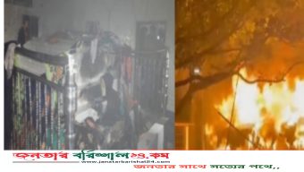 বরিশালে আমতলীতে গভীর রাতে মাজার ভাঙ*চুর-আ*গু*ন