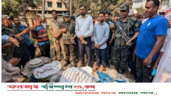 বরিশালে ৭ ড্রাম চাপিলা মাছ জব্দ, ৩ ইজিবাইক চালককে জরিমানা