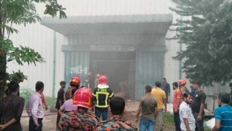 বরিশালে সোনারগাঁও টেক্সটাইল মিলে আ*গু*ন