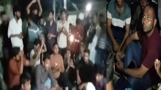 বরিশাল কোতয়ালী মডেল থানার ভিতরে ও বাইরে ছাত্র-জনতার অবস্থান ধর্মঘট
