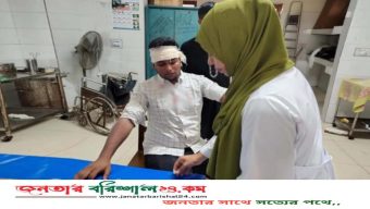 বরিশালে ছাত্রদল নেতাদের হামলায় সন্তানসহ ২ সাংবাদিক আহত