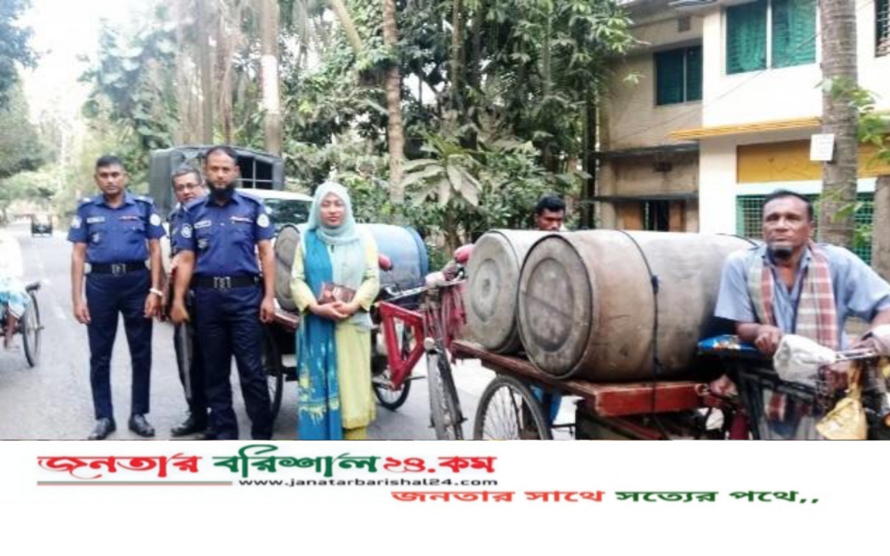 বরিশালে ব্যবসায়ীর ঘরে মিললো ৫৮০ লিটার ডিজেল