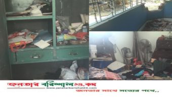 বরিশালে আহত তরুণের মৃত্যুর গুজবে তিন বাড়িতে হামলা ভাঙচুর ও লুটপাট