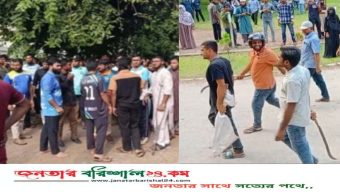 লাঠিসোঁটা হাতে শিবির-ছাত্রদলের অবস্থান, উত্তপ্ত ইবি ক্যাম্পাস