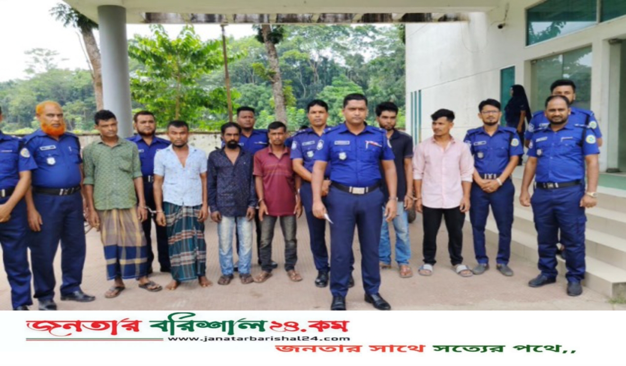 বরিশালে আন্তঃজেলা ডাকাত সর্দার গ্রেফতার